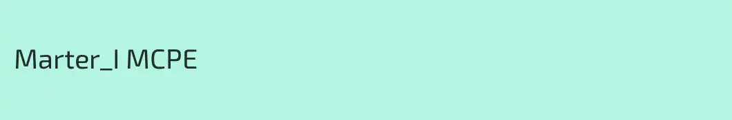 Marter_I MCPE